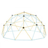 VEVOR Climbing Dome, 10FT Geometric Dome Climber, 1000LBS Loading Jungle Gym Playground with 2 Basketballs & Octopus Net, Easy-Assembly Outdoor Backyard Climbing Equipment for Kids 3 to 10 Years Old