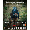 VEVOR Survival First Aid Kit, 250 Pieces, 600D Nylon Trauma First Aid Bag, Survival Gear and Equipment, Emergency Kits, for Men Women Camping, Boat, Earthquake, Hiking, Hunting, and Outdoor Adventure