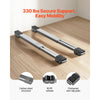 VEVOR Heavy Duty Appliance Rollers, 330 lbs Load Capacity, Furniture Dolly Mobile Roller with Adjustable Base for Washer and Dryer, Extendable Appliance Rollers Easily Move Washing Machines, Gray