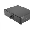 VEVOR 3U Rack Mount Drawer, 50 lbs Max Load-Bearing, Lockable Server Cabinet Case, Sliding Drawer with Lock and Cable Management Holes, for 19 in Network Equipment Server AV Rack or Cabinet Enclosure