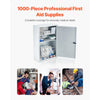 VEVOR 3-Shelf First Aid Cabinet, 1000 Pieces, Large Capacity First Aid Kit, Wall Mounted Medicine Cabinet, OSHA & ANSI 2015 (Class A), Industrial Emergency Metal Med Box, for Business and Worksite