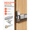 VEVOR Push Bar Panic Exit Device, 31" Stainless Steel Commercial Panic Bar for Exit Doors, Emergency Exit Door Hardware with Auto Alarm System and Sticker, for 31"-46" Wood or Metal Door, Silver