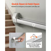VEVOR Push Bar Panic Exit Device, 41" Stainless Steel Commercial Panic Bar for Exit Doors, Emergency Exit Door Hardware with Exterior Lever Handle and 6 Keys, for 41"-61" Wood or Metal Door, Silver