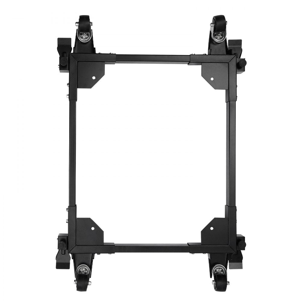 VEVOR Mobile Base, 1500 lbs Capacity, Adjustable from 20" x 24.5" to 28" x 33.5", Heavy Duty Universal Mobile Base Stand with 4 Swivel Wheels, for Woodworking Equipment, Bandsaw, Power Tool, Machine