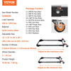VEVOR Mobile Base, 500 lbs Weight Capacity, Adjustable from 12" x 12" to 36" x 36", Heavy Duty Universal Mobile Base Stand with Swivel Wheels, for Woodworking Equipment, Bandsaw, Power Tools, Machines