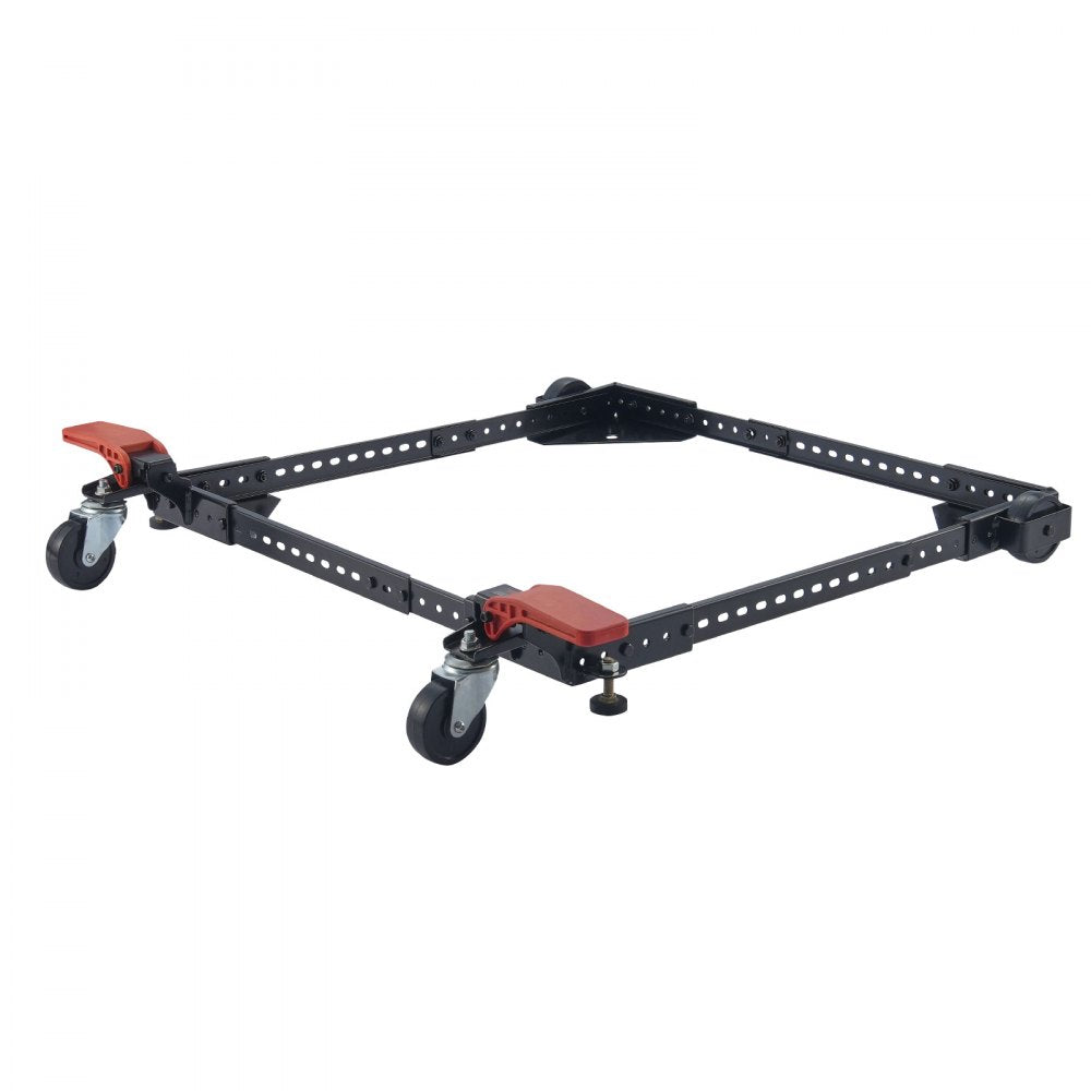 VEVOR Mobile Base, 500 lbs Weight Capacity, Adjustable from 12" x 12" to 36" x 36", Heavy Duty Universal Mobile Base Stand with Swivel Wheels, for Woodworking Equipment, Bandsaw, Power Tools, Machines