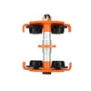 VEVOR Manual Trolley, 4400 lbs/2 Ton Load Capacity, Push Beam Trolley with Dual Wheels, Adjustable for I-Beam Flange Width 2.5" to 8", Heavy Duty Alloy Steel Garage Hoist for Straight Curved I Beam
