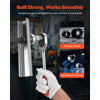 VEVOR Knockout Punch Set, 1/2 to 2 inch SLUG-Buster Ratchet Knockout Set, Ratchet Wrench Knockouts Punch Sets for Aluminum, Mild steel, Fiberglass, Plastics, 6 Die Sizes, 40Cr Steel Ko Tool Kit