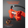 VEVOR Fuel Transfer Pump 110V, 15 GPM 57 L/min, AC Electric Oil Transfer Pump, with Auto Shut-Off Fuel Nozzle & Discharge Hose, High Flow Kit for Gasoline, Diesel, Kerosene, Biodiesel, Ethanol Blends