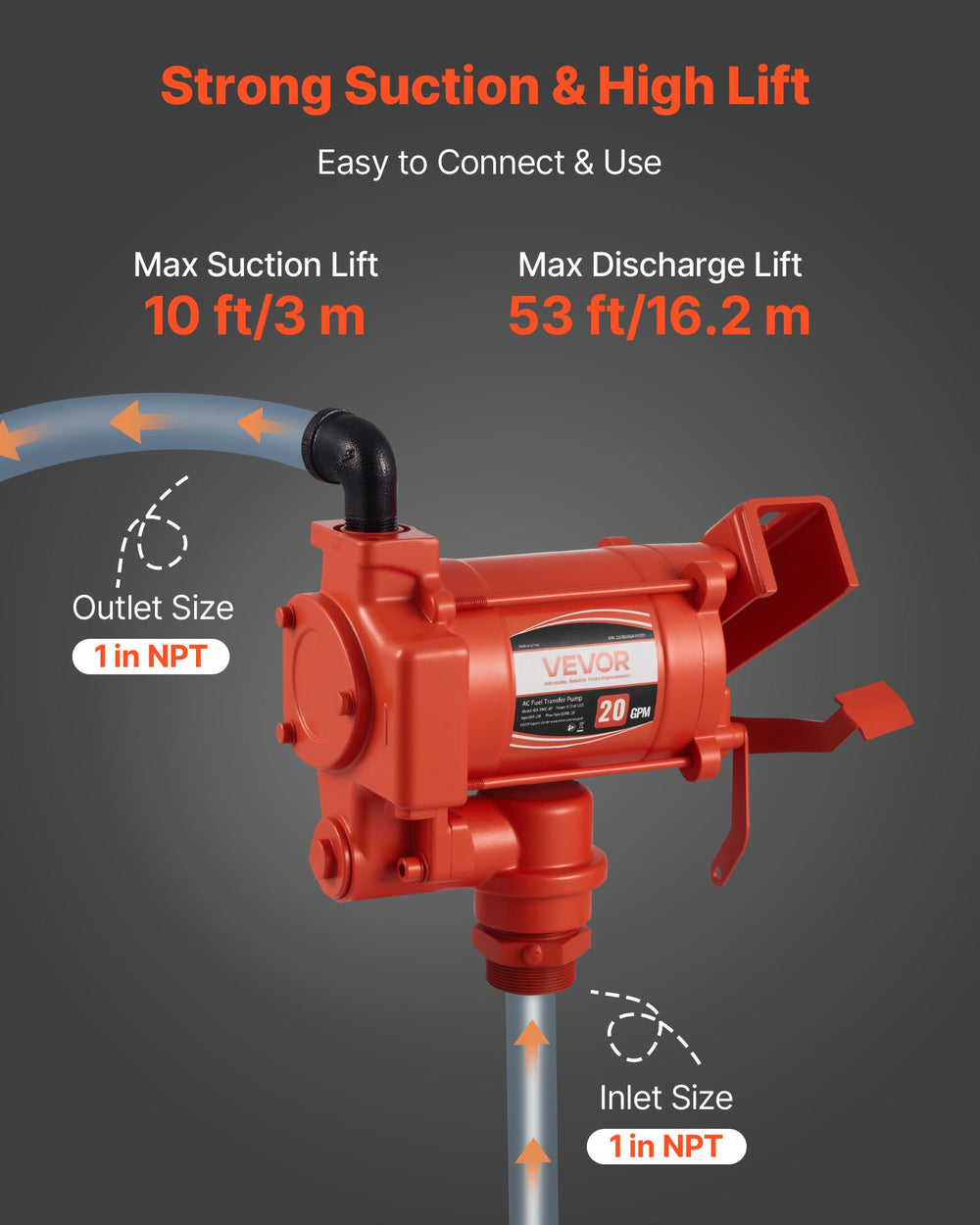 VEVOR fuel transfer pump kit image 2