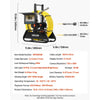 Product dimensions and key specs diagram for VEVOR WP9602B sewer camera