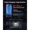 Battery runtime and charging time - graphic