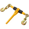 VEVOR Ratchet Chain Binders, 1/4"-5/16", 2600 lbs Safe Working Load, 4 Pack Load Binder with 2 Grab Hooks, Tie Downs for Transport Chain, Heavy Duty Tow Chain Ratchet Binders for Flatbed Truck Trailer