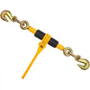 VEVOR Ratchet Chain Binders, 1/4"-5/16", 2600 lbs Safe Working Load, 4 Pack Load Binder with 2 Grab Hooks, Tie Downs for Transport Chain, Heavy Duty Tow Chain Ratchet Binders for Flatbed Truck Trailer