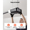 VEVOR Garage Door Opener 3/4 HP Ultra-Quiet Belt Drive WiFi Smart Opener, for Residential Garage, Includes Durable Rail, 3 Remotes, Smartphone App Control, Obstacle Sensor & LED Light, Black & White