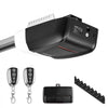 VEVOR Garage Door Opener 1/2 HP Ultra-Quiet Belt Drive WiFi Smart Opener, for Residential Garage, Includes Durable Rail, 3 Remotes, Smartphone App Control, Obstacle Sensor & LED Light, Black & White