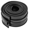 VEVOR Garage Door Seals Bottom Rubber, U Shape +O Ring Garage Door Weather Stripping, Universal Weatherproof Threshold Buffering Sealing Rubber , 5/16 inch T-ends and 3 3/4 inch Width (10 Ft, Black)