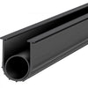 VEVOR Garage Door Seals Bottom Rubber, U Shape +O Ring Garage Door Weather Stripping, Universal Weatherproof Threshold Buffering Sealing Rubber , 5/16 inch T-ends and 3 3/4 inch Width (16 Ft, Black)