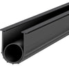VEVOR Garage Door Seals Bottom Rubber, U Shape +O Ring Garage Door Weather Stripping, Universal Weatherproof Threshold Buffering Sealing Rubber , 5/16 inch T-ends and 3 3/4 inch Width (20 Ft, Black)