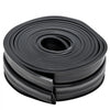 VEVOR Garage Door Seals Bottom Rubber, U Shape +O Ring Garage Door Weather Stripping, Universal Weatherproof Threshold Buffering Sealing Rubber , 5/16 inch T-ends and 3 3/4 inch Width (20 Ft, Black)