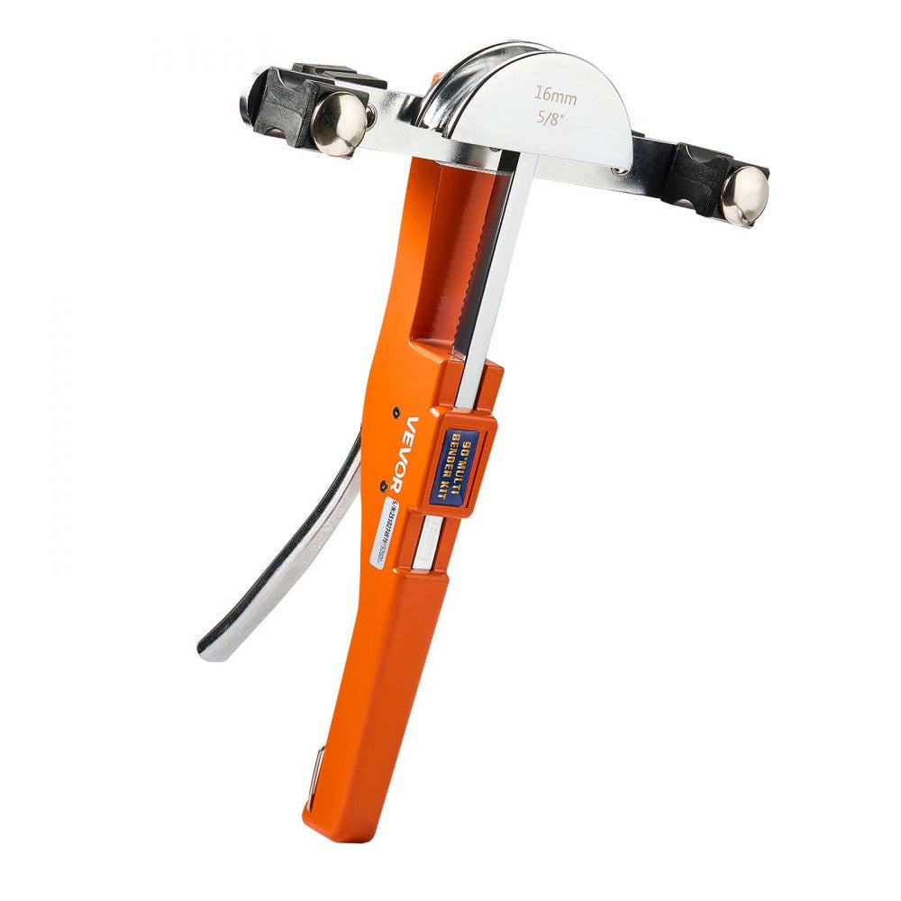 VEVOR Tubing Bender Kit, 1/4 to 7/8 Inch, Compact Ratcheting Tube Pipe Bender, Forward/Reverse Hand Bending Tool, with 7 Aluminium Alloy Dies, for Copper HVAC Air Conditioning Refrigeration Repair