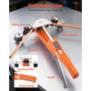 VEVOR Tubing Bender Kit, 1/4 to 7/8 Inch, Compact Ratcheting Tube Pipe Bender, Ratchet Hand Bending Tool, with 7 Aluminium Alloy Dies, HVAC Tools, for Copper Aluminum HVAC Refrigeration Maintenance