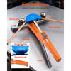 VEVOR Tubing Bender Kit, 1/4 to 7/8 Inch, Compact Ratcheting Tube Pipe Bender, Ratchet Hand Bending Tool, with 7 Color Aluminium Alloy Dies, HVAC Tools, for Copper HVAC Air Conditioning Refrigeration