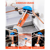 VEVOR Tubing Bender Kit, 1/4 to 7/8 Inch, Compact Ratcheting Tube Pipe Bender, Ratchet Hand Bending Tool, with 7 Color Aluminium Alloy Dies, HVAC Tools, for Copper HVAC Air Conditioning Refrigeration