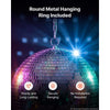 VEVOR Mirror Disco Ball 3.2" 4" 6" 8" 12" 17-Pack Balls with Hanging Ring, for Party Home Decoration Stage Props DJ Dance Club, 2 Mirror Tile Sizes, Reflects Light, Wedding Birthday Decor, Silver