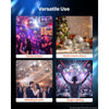 VEVOR Mirror Disco Ball 3.2" 4" 6" 8" 12" 17-Pack Balls with Hanging Ring, for Party Home Decoration Stage Props DJ Dance Club, 2 Mirror Tile Sizes, Reflects Light, Wedding Birthday Decor, Silver