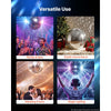 VEVOR Mirror Disco Ball 16 Inch Silver Reflective Ball with Hanging Ring, for Party Home Decoration Stage Props DJ Dance Club, 2 Mirror Tile Sizes, Reflects Light, Large Wedding Music Birthday Decor