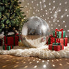 VEVOR Mirror Disco Ball 20 Inch Silver Reflective Ball with Hanging Ring, for Party Home Decoration Stage Props DJ Dance Club, 2 Mirror Tile Sizes, Reflects Light, Large Wedding Music Birthday Decor