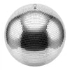 VEVOR Mirror Disco Ball 20 Inch Silver Reflective Ball with Hanging Ring, for Party Home Decoration Stage Props DJ Dance Club, 2 Mirror Tile Sizes, Reflects Light, Large Wedding Music Birthday Decor