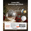 VEVOR Mirror Disco Ball 24 Inch Silver Reflective Ball with Hanging Ring, for Party Home Decoration Stage Props DJ Dance Club, 2 Mirror Tile Sizes, Reflects Light, Large Wedding Music Birthday Decor
