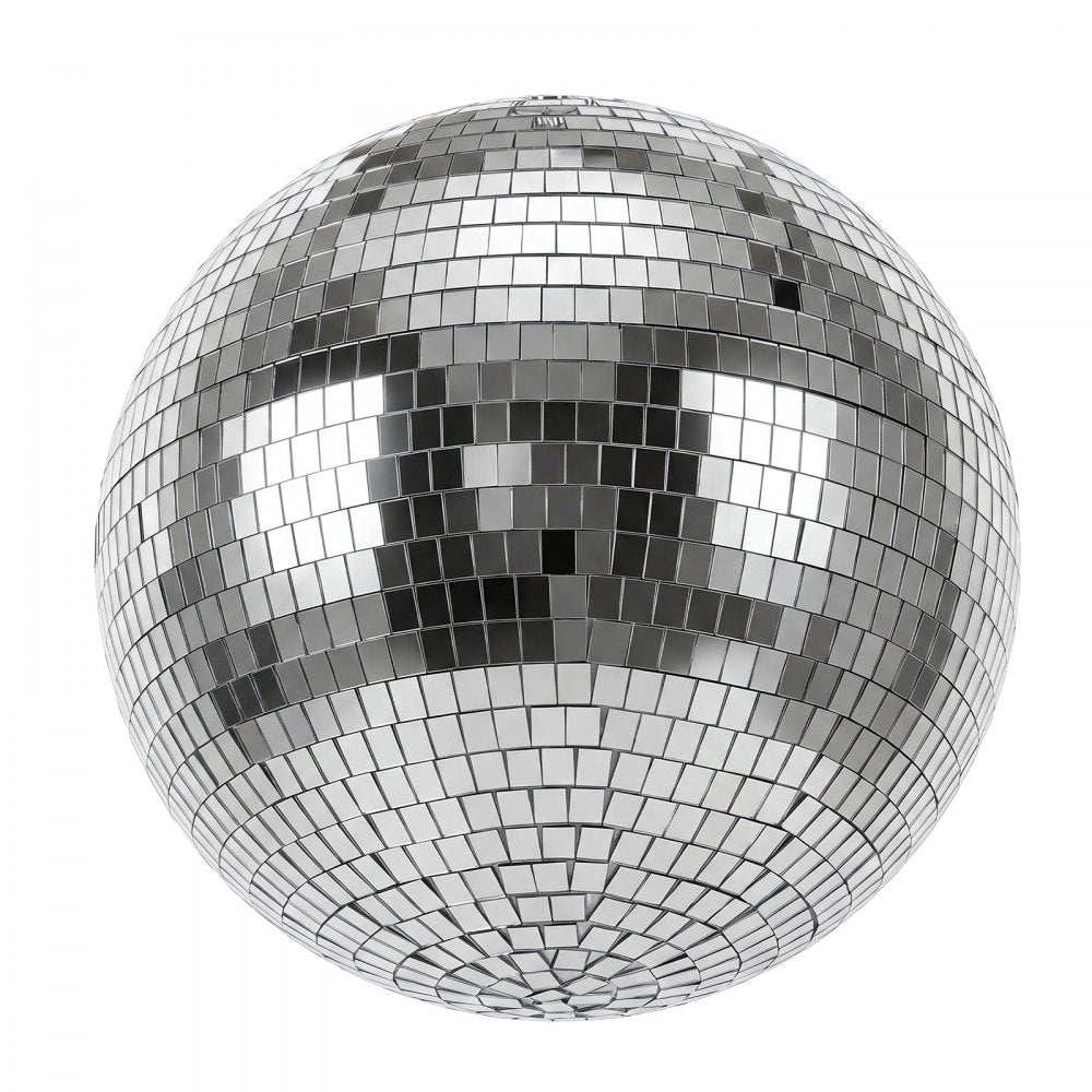 VEVOR Mirror Disco Ball 4" 6" 8" 12" 8-Pack Silver Balls with Hanging Ring, for Party Home Decoration Stage Props DJ Dance Club, 2 Mirror Tile Sizes, Reflects Light, Wedding Music and Birthday Decor