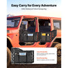 VEVOR Jeep Tube Doors, 4-Door, Compatible with 2018-2026 Jeep Wrangler JL & 2020-2026 Gladiator JT, Steel Off Road Front & Rear Tubular Half Doors with DOT Certified Side View Mirrors and Storage Bag