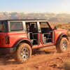 VEVOR Tube Doors, 4-Door, Compatible with 2021-2026 Ford Bronco (Excluding Bronco Sport), Steel Off Road Front & Rear Tubular Half Doors with Rubber Pads, Heavy-Duty Hinges, OE Latch & Limit Straps