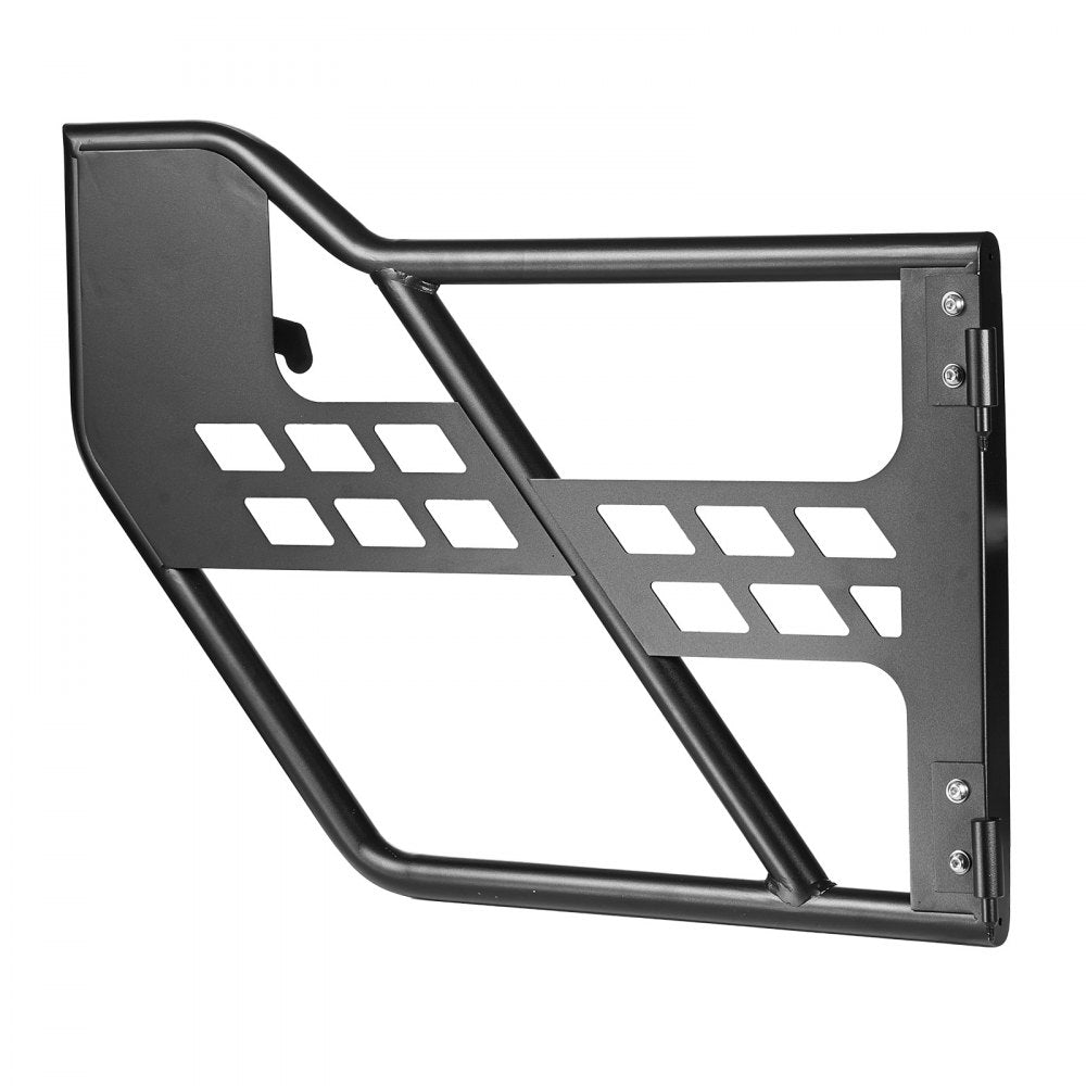 VEVOR Jeep Tube Doors, 4-Door, Compatible with 2018-2026 Wrangler JL JLU & 2020-2026 Gladiator JT, Steel Off Road Front & Rear Tubular Half Doors with DOT Certified Side View Mirrors and Rubber Pads