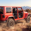 VEVOR Jeep Tube Doors, 4-Door, Compatible with 2018-2026 Jeep Wrangler JL Unlimited & 2020-2026 Gladiator JT, Alloy Steel Off Road Front & Rear Tubular Half Doors with Storage Bag and Rubber Pads