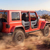 VEVOR Jeep Tube Doors, 4-Door, Compatible with 2018-2026 Jeep Wrangler JL JLU & Gladiator JT 4XE, Steel Off Road Front & Rear Tubular Half Doors with DOT Certified Side View Mirrors