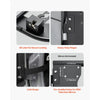 VEVOR Jeep Tube Doors, 2-Door, Hunting Style Jeep Tubular Door with Heavy-Duty Hinges & OE Latch, Jeep Doors with Rubber Pads & Toughened Steel Tube, Fit for 2007-2018 Jeep Wrangler JK
