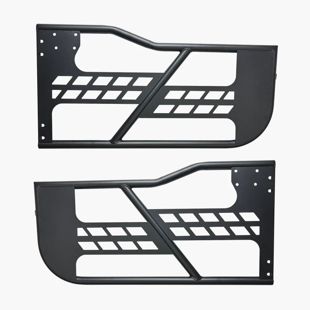 VEVOR Jeep Tube Doors, 2-Door, Hunting Style Jeep Tubular Door with Heavy-Duty Hinges & OE Latch, Jeep Doors with Rubber Pads & Toughened Steel Tube, Fit for 2007-2018 Jeep Wrangler JK