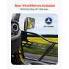 VEVOR Jeep Tube Doors, 2-Door, Hunting Style Jeep Tubular Door with Heavy-Duty Hinges & OE Latch, Jeep Doors with Rear View Mirrors, Fit for 2018-2024 Jeep Wrangler JL & 2020-2024 Jeep Gladiator JT