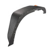 VEVOR Fender Flare, Front Fender Flares Compatible with 2007-2018 Jeep JK/JKU 2/4 Doors, Off-Road Steel Liner Set with LED Lighting, Fenders for Jeep JK, Fine-Textured Black Paintable Wheel Flares Set