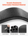 Scratch-resistant and deformation-resistant material - fade-resistant finish