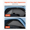 VEVOR Inner Fender Liner, Front & Rear Fender Liner Compatible with 2007-2018 Jeeps JK/JKU 2/4 Doors, Steel Mud Guards Bolt-on Style Fenders Flare, Wheel Well Cover Fenders Flare Liners, Black
