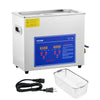 Sonic Cleaner with Digital Timer & Heater, Professional Ultra Sonic Jewelry Cleaner, Stainless Steel Heated Cleaning Machine for Glasses Watch Rings Small Parts Circuit Board (6L)