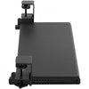 VEVOR Clamp on Keyboard Tray Under Desk, Desk Keyboard Tray Slide out with Sturdy No-drill C Clamp Mount, Large 26.8 x 11 inch Slide-out Computer Drawer for Typing in Home, Office Work