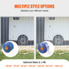 VEVOR Strip Curtain, 164' Length x 8" Width x 0.08" Thickness, Clear PVC Smooth Curtain Strip Door Bulk Roll, Plastic Door Strips for Doorways of Supermarket, Garage, Warehouse, Barn, Pet Animal House