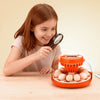 VEVOR 12 Egg Incubator, Automatic Egg Turner with LED Candler, Temperature & Humidity Control, 360° View Clear Window, Poultry Eggs Incubator for Home Farm, Hatching Chicks Ducks Goose Quail